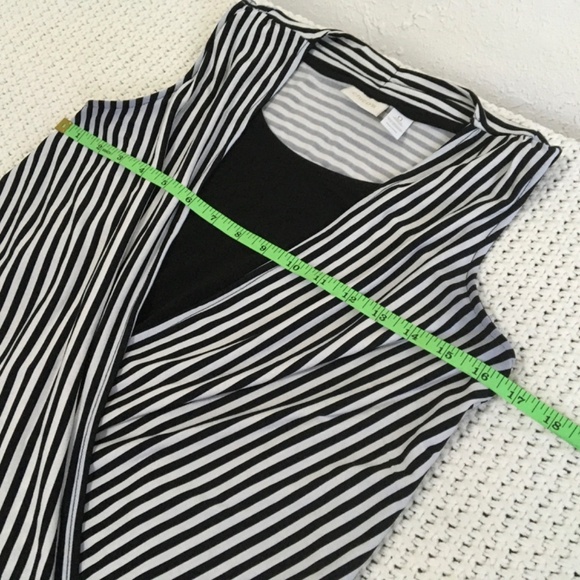 CHICO'S CROSS OVER SLEEVELESS BLOUSE WITH INNER TANK, SIZE WOMAN 0 - Picture 4 of 5